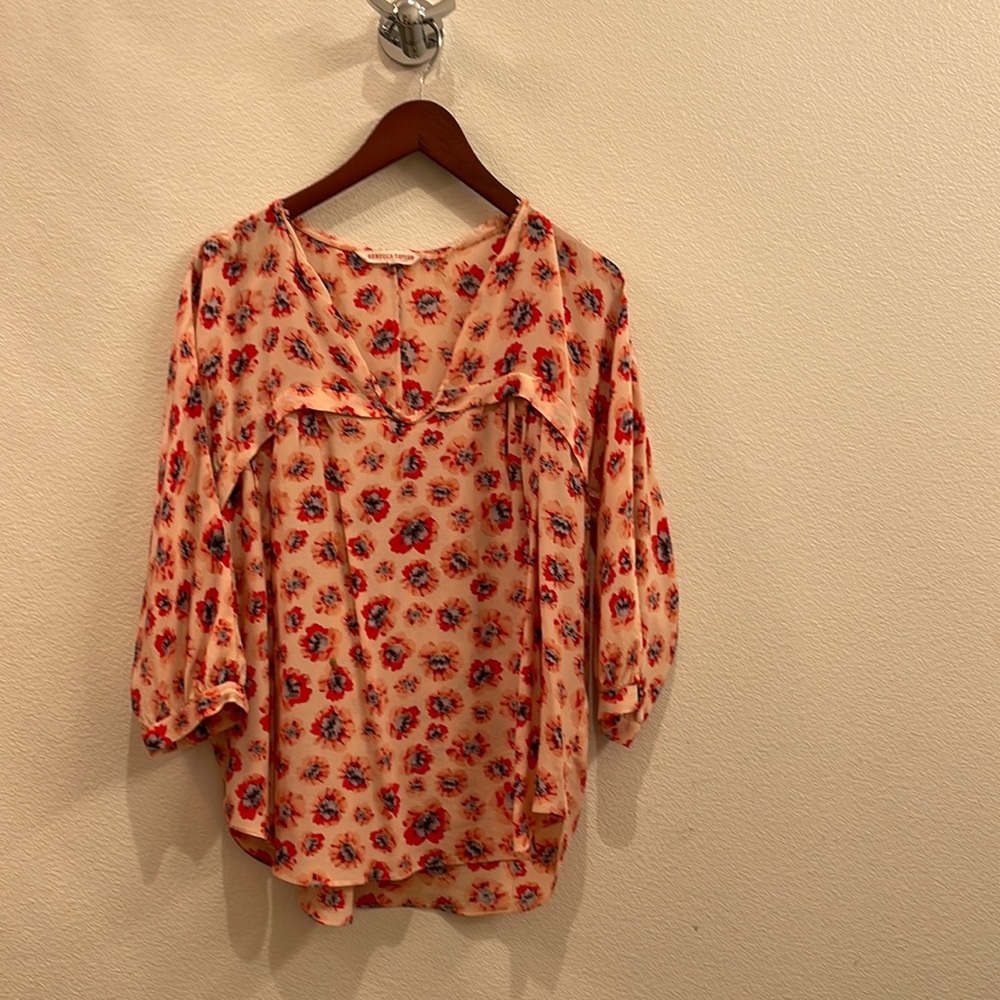 Rebecca Taylor 100% silk top
